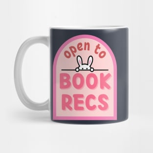 Open to book recs Mug